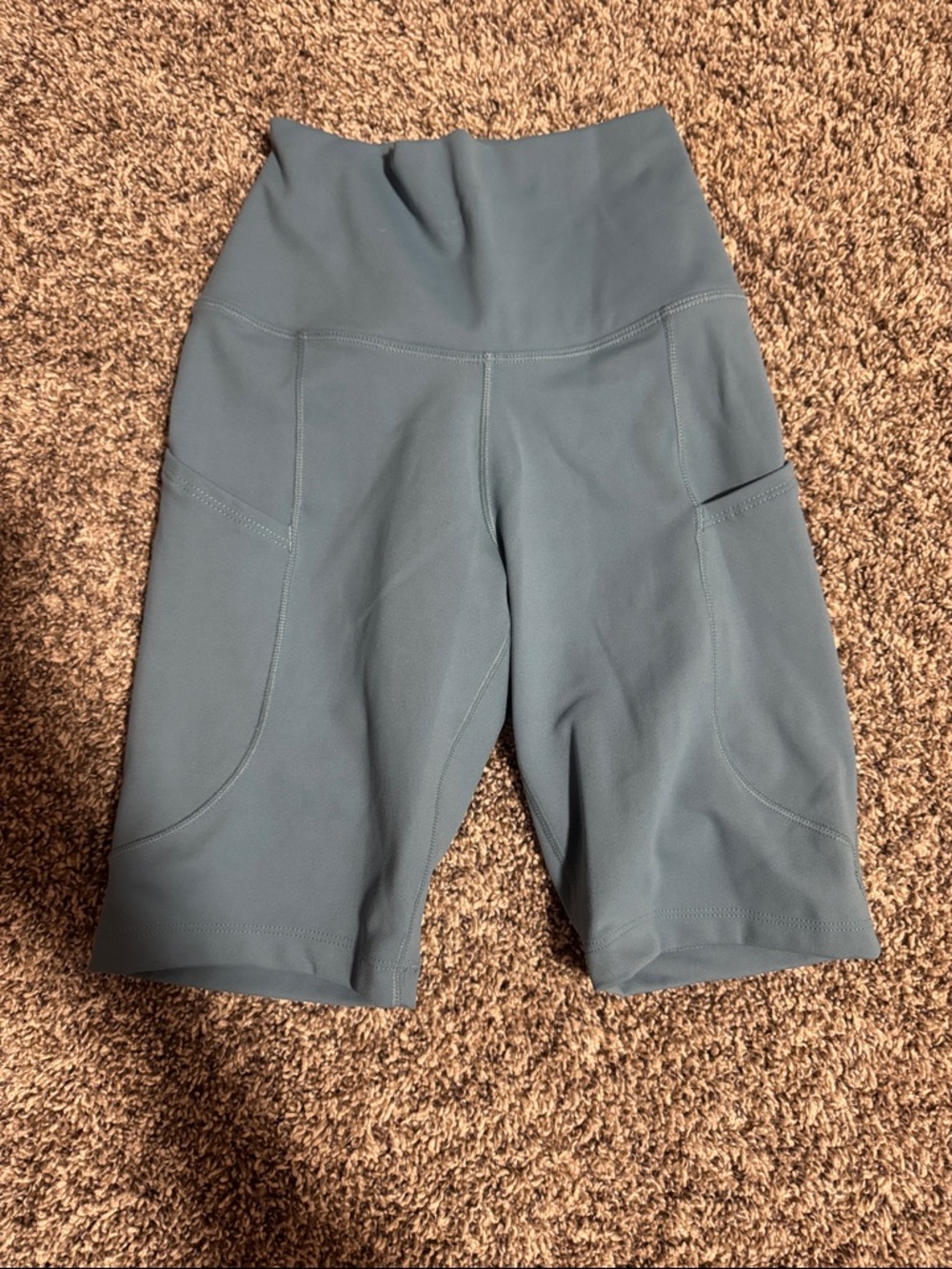 Nike High-Waist Women’s Performance Bike Shorts in Slate Blue